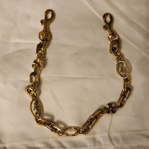 Gold Chain Link Bag Charm No Brand